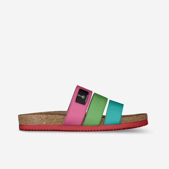Vintage Rainbow Strip Sandals (Mens) main image 6